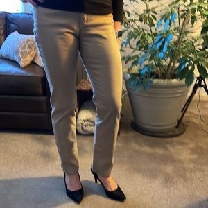 Chico’s platinum gold jeans